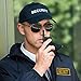 Security Patch - 12-Count Iron On Security Guard Patches, Security Officer Patch Applique with Yellow Lettering on Black Background, 3-5/8 x 1-7/8 Inches