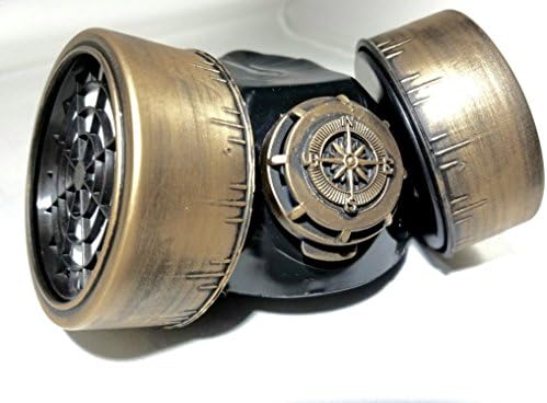 Steampunk respirator Gas Mask With Key Necklace