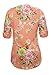 Dokotoo Womens Plus Size Casual Ladies Work Maternity Floral Print Short Half Cuffed Sleeve Fall Blouse Tops Plus Size Orang Large