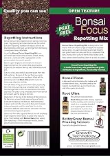 Growth Technology Bonsai Focus Repotting Mix 3 Litre Brown view 2