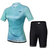Uriah Women's Cycling Jersey Shorts Set Polyester