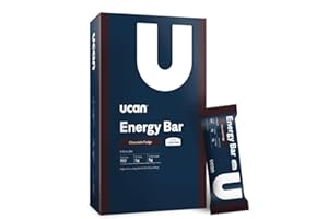 UCAN Energy Snack Bars, Chocolate Fudge, All Natural, Low Sugar, Non-GMO, Gluten-Free, Keto-Friendly (12 Pack, 1.4 Ounces)