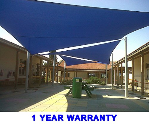 Quictent 26 x 20 ft 185g hdpe rectangle sun sail shade …