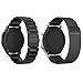 Gear S3 Frontier/Classic Watch Band,22mm Stainless Steel Band + Milanese Loop Mesh Stainless Steel Metal Business Replacement Bracelet Strap for Samsung Gear S3 Frontier / S3 Classic Smart Watch