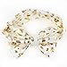 YanJie 5” Large Sequin Bow Soft Metallic Leopard Headband Girls’ Headwear Pack of 6