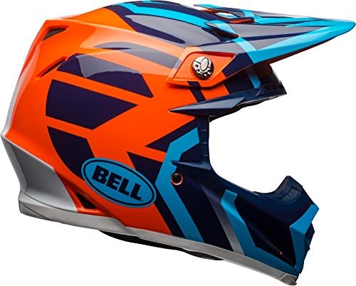BELLMoto-9 MIPS MX/Off-Road Helmet - Gloss Blue/Orange District Medium