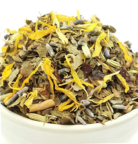 Chill N Lavendel 100g Tee Mischung lose, Abendtee Kräutertee mit Lavendel, Fenchel, Kümmel, Anis - TeaClub Herbal Tea – Bild 7