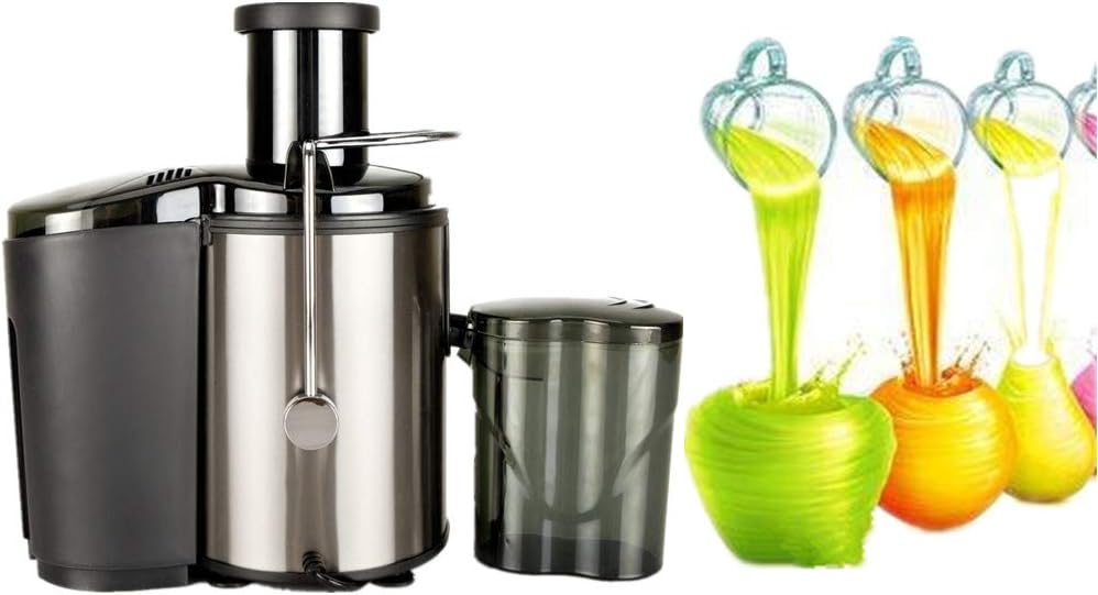 Juicer Extractor by SSLine, Whole Fruit Apple Orange Vegetable Centrifugal Juicer Machine Premium Stainless Steel Kitchen Home Use 800W 600ml