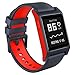 Pebble 2 + Heart Rate Smart Watch- Black/Flame