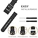 Fintie Band Compatible with Garmin VIVOACTIVE HR, Soft Nylon Sport Straps Adjustable Replacement Watch Bands with Metal Buckle Wristband Compatible Garmin Vivoactive HR Sports GPS Smart Watch, Black
