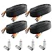 Postta BNC Video Power Cable (4 Pack 25 Feet) Pre-Made All-in-One Video Security Camera Cable Wire with Eight Connectors for CCTV DVR Surveillance System primary