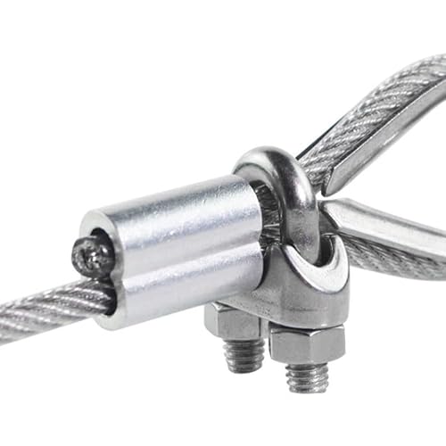Wire Rope Cross Ferrules Aluminum Cable Ferrules For Wire Rope Connections 200 Pcs Aluminum ...