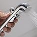 SonTiy Handheld Bidet Sprayer Shattaf Cloth Diaper Sprayer for Toilet Attachment with Adjustable Water Pressure Control Shut-off Brass T- Valve ABS Chrome