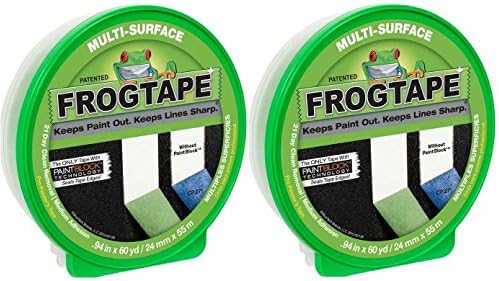 Duck FrogTape Multi-Surface Painting Tape, Green, 0.94 in. x 60 yd. - 2 Tape