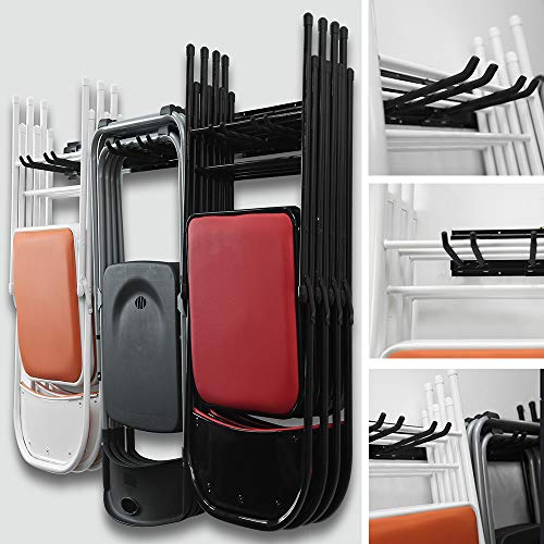 Wall Mount Storage Rack System Garage Hooks (2 Double Hanger, Small Set) - Thumbnail 5