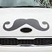 Bits and Pieces - Funny Mustache Magnet - Perfect for Any Large Metal Object - Cars, Refrigerators, Garage Doors