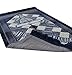 Muslim Prayer Rug - Lux Plush Velvet Janamaz Islamic Namaz Seccade Turkish Prayer Mat Carpet 27 x 43 with Cap (Blue)