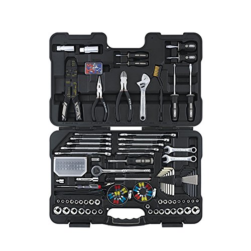 Blue Hawk Standard (SAE) Mechanic's Tool Set with Hard Case (185Piece