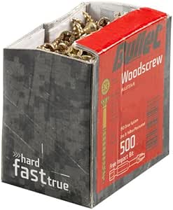 Bullet - Caja de tornillos para madera (3,5 x 30 mm, 250 unidades