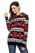 LOSRLY Women Ugly Christmas Sweater Cute Reindeer Hooded Knit Jumper Pullover