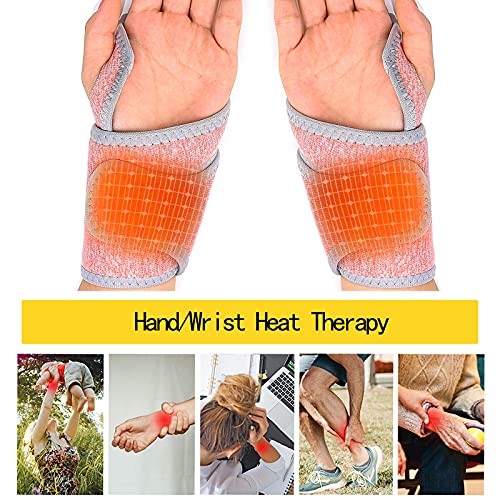 Fanwer Hand & Wrist Heated Brace, Wrist Warmer Electric Heating Pad for