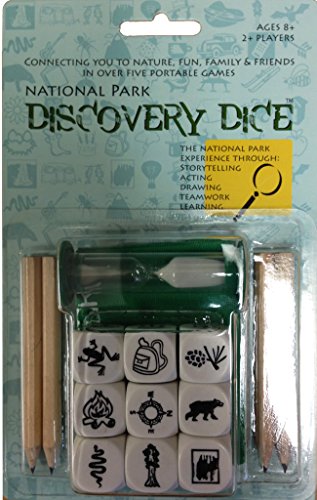 National Park Discovery Dice Game is great for the National Park Service birthday celebration