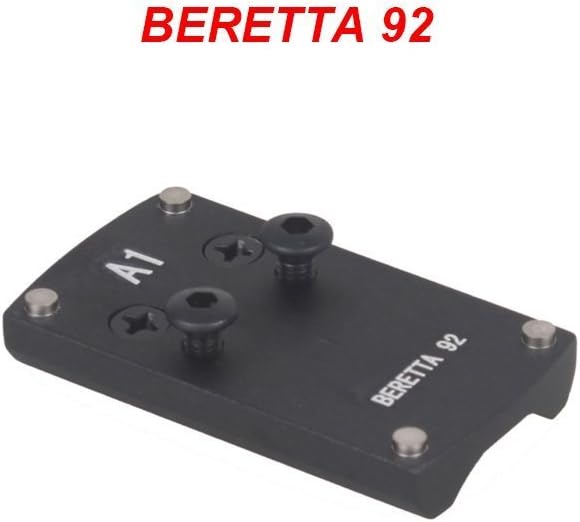 Vector Optics Sphinx Mini Red Dot Scope Sight Mount Base for Pistol Glock, M1911, SIG Sauer P226, Baretta 92, Springfield XD, Smith & Wesson, M&P, HK USP (Black) (Beretta 92) : Sports & Outdoors