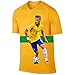Neymar Jersey Style T-shirt Kids Neymar Jr Jersey Brazil T-shirt Gift Set Youth Sizes ✓ Premium Quality ✓ ✓ Soccer Backpack Gift Packaging (YM 8-10 Years Old, Neymar)