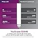 Philips 472910 LED Instantfit 4-Foot T8 Tube Light Bulb 2100-Lumen, 5000-Kelvin, 17 (32-Watt Equivalent), Medium Bi-Pin G13 Base, 10-Pack, Daylight (5000K)