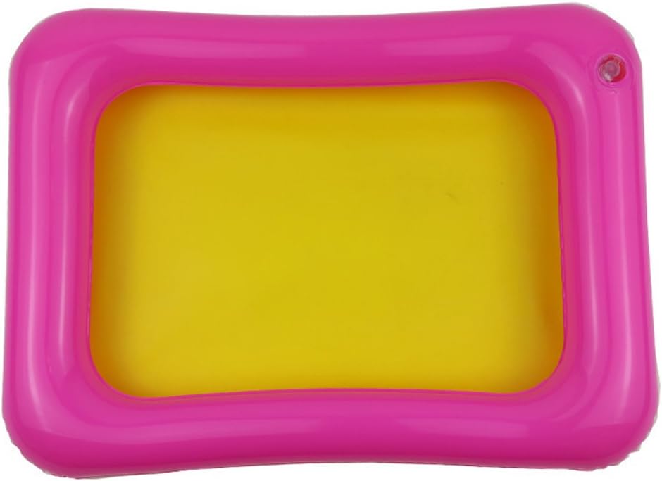 Kids Indoor PVC Inflatable Castle Sand Box Sandbox Tray Table Fun Play Toys Random Color