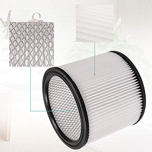 KEEPOW 1 Cartridge Filter and 2 Foam Sleeve Replacement for