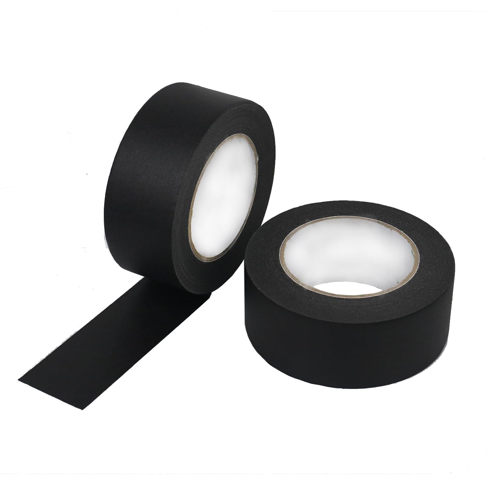 ZALUJMUS Multi-Surface Premium Masking Tape, Decorating Painters Tape for Artist Indoor 30m*5cm, Black (2)
