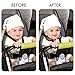Accmor Baby Car Seat Strap Covers, Car Seat Strap Pads, Baby Seat Belt Covers, Stroller Belt Covers, Baby Head Support, Baby Shoulder Pads (Gray) Soft Warm