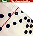 Sunlit Red Holiday Star Ornaments and Snowflake Christmas Ball Christmas Shower Curtain Fabric Decorations Festive Window Curtain Home Decor Tapestry