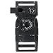 Paracord Planet Knife & Thermometer Buckles – Black – Comes in Single, 3 pack, 5 pack – Scraper, Compass, Whistle, Fire Starter Rod, Multi-tool, Knife, Thermometer
