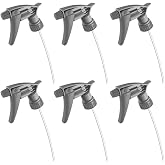 Nanoskin Chemical Resistant Trigger Sprayer for Cleaning Solutions, 6-Pack | Chemical Sprayer, Adjustable Nozzle, Chemical Resistant Design, For Detailing Cleaning and Industrial Use
