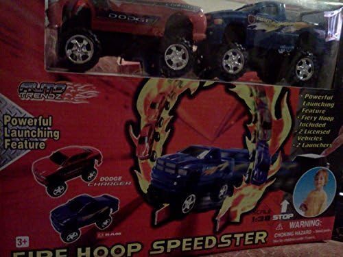 Fire Hoop Speedster 1:38 Scale Dodge Charger and Ram Srt-10 with Launchers by Auto Trendz