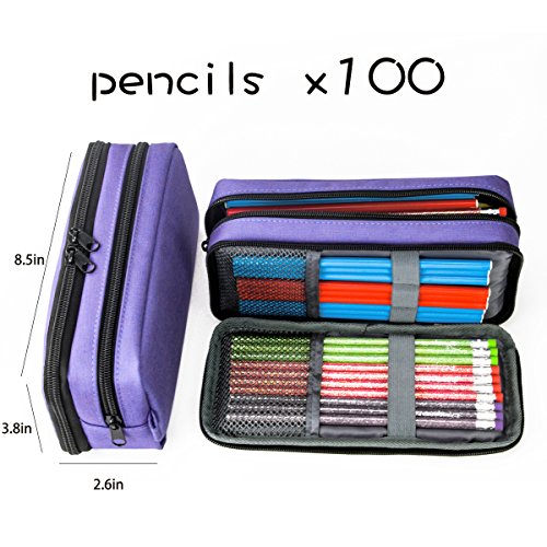 Simple Large Pencil Pouch Big Cosmetic Pouch Bag Pen Bag,Stationery