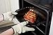 Heat Resistant Oven Mitts, Ironland Oven Gloves Hot Surface Handler, White (white-2pairs)