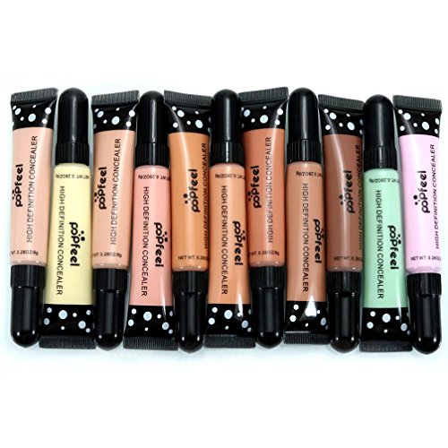 Concealer BB Cream Cover Acne Black Eye Professional Hose Makeup Liquid Face Foundation Moisturizing Waterproof (A)