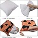 FUNARTY Set of 4 Halloween Throw Pillow Covers Trick or Treat Pumpkin Cotton Linen Home Decor Cushion Case for Sofa 18x18 Inch