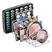 mDesign Plastic Cosmetic Storage - 9 Compartment Makeup Storage - Makeup Table or Cabinet Storage Box - Clear