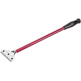 MARSHALLTOWN Crain Razor Scraper, 4 Inch Blade, Flooring, Assembled in USA | Cast Aluminum Head, 18 Inch Handle, Scrapes Floor Tile, Carpet and Paint, Heavy Duty Floor Scraper, 360