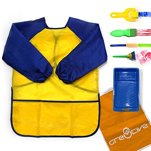 Cre8tivepick kids art & craft, waterproof art smock…