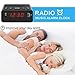 Clock Radio, Digital FM Bedside Alarm Clocks Radio with USB Charger Port for Bedrooms or Livingroom