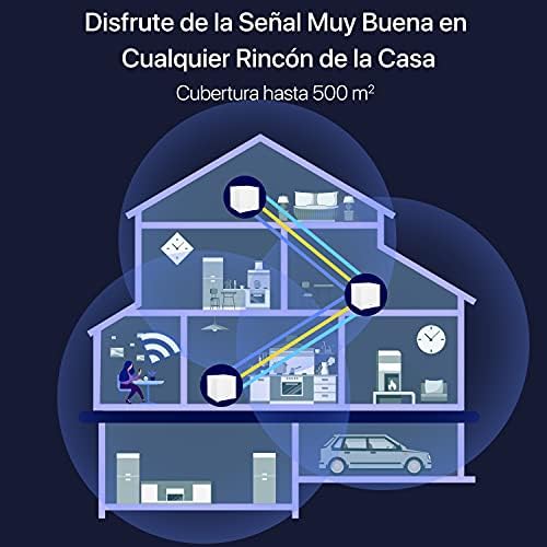Tenda nova wifi mesh ac2100 mw12 - mesh wifi tri -banda system para casas e casas - cobertura de até 500m² - 3x3 portas de gigabit e 100 dispositivos - wi -fi router repetitor- 3 pacote branco