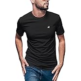 Tesori Collezioni Men's Modern Fit Premium Basic Round Neck Short Sleeve Soft Tee