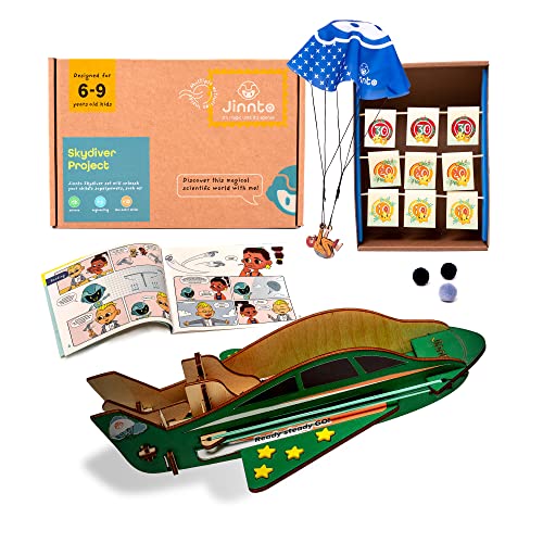 Skydiver Airplane STEM Educational Building Project for Kids 69 Year