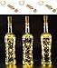 AnSaw Rechargeable Wine Bottle String Lights 3 Pack USB Powered 20LED Bottle Cork Lights Starry Fairy Home Twinkle Cork Shape Decor Lights for Party, Christmas, Halloween,Wedding (Warm White)