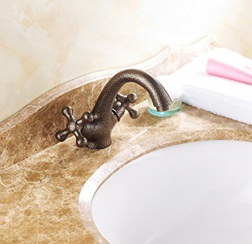 YiXinZhaiPei single type faucet,bathroom vanity lavatory faucet, European-style vintage pure copper kitchen sink faucet